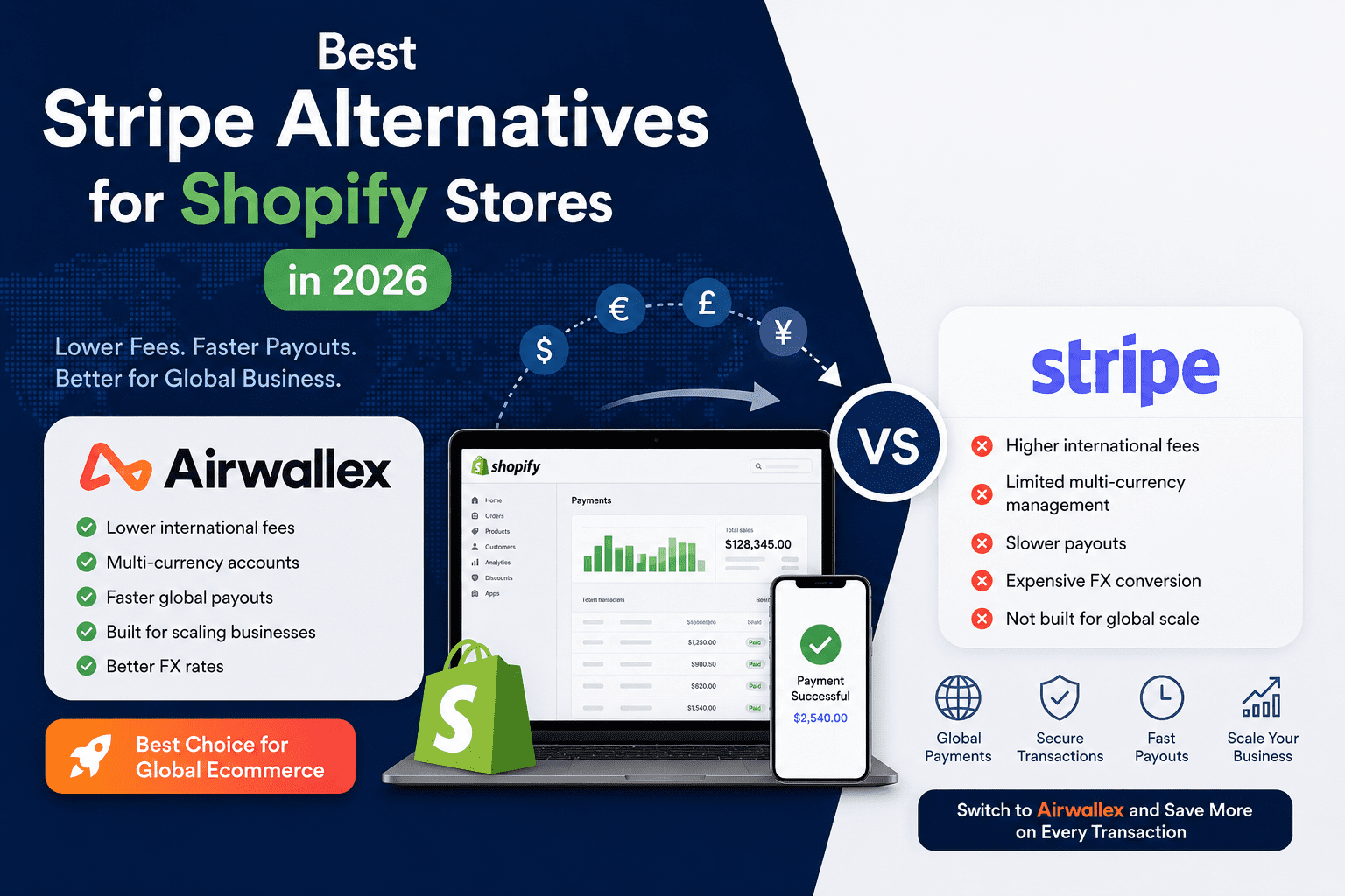Best Stripe Alternatives for Shopify Stores in 2026
