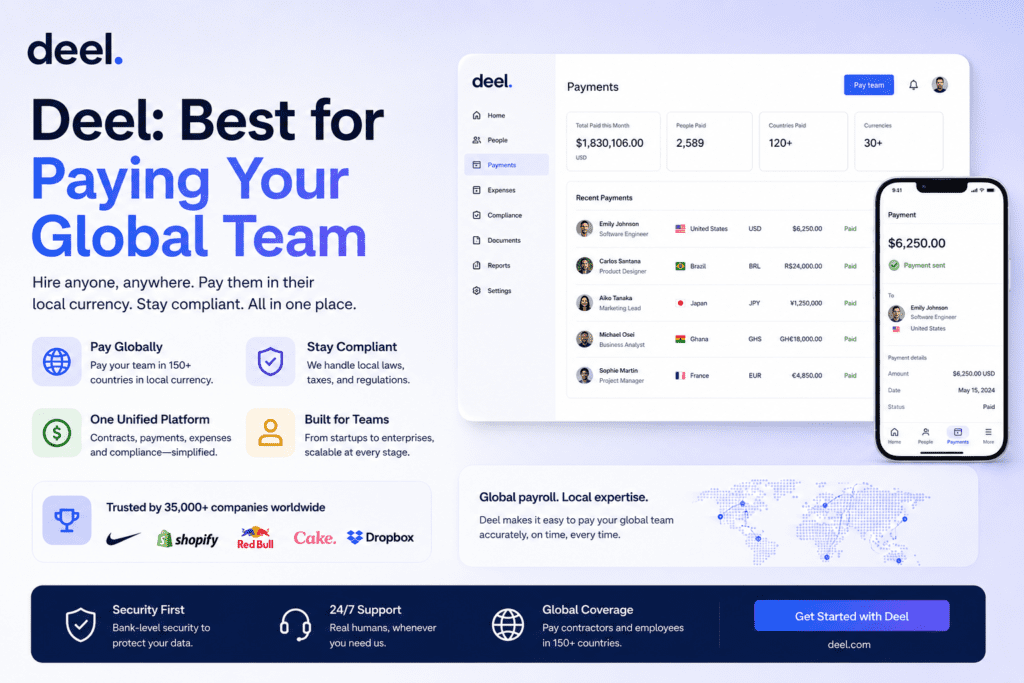 Global payroll made simple with Deel